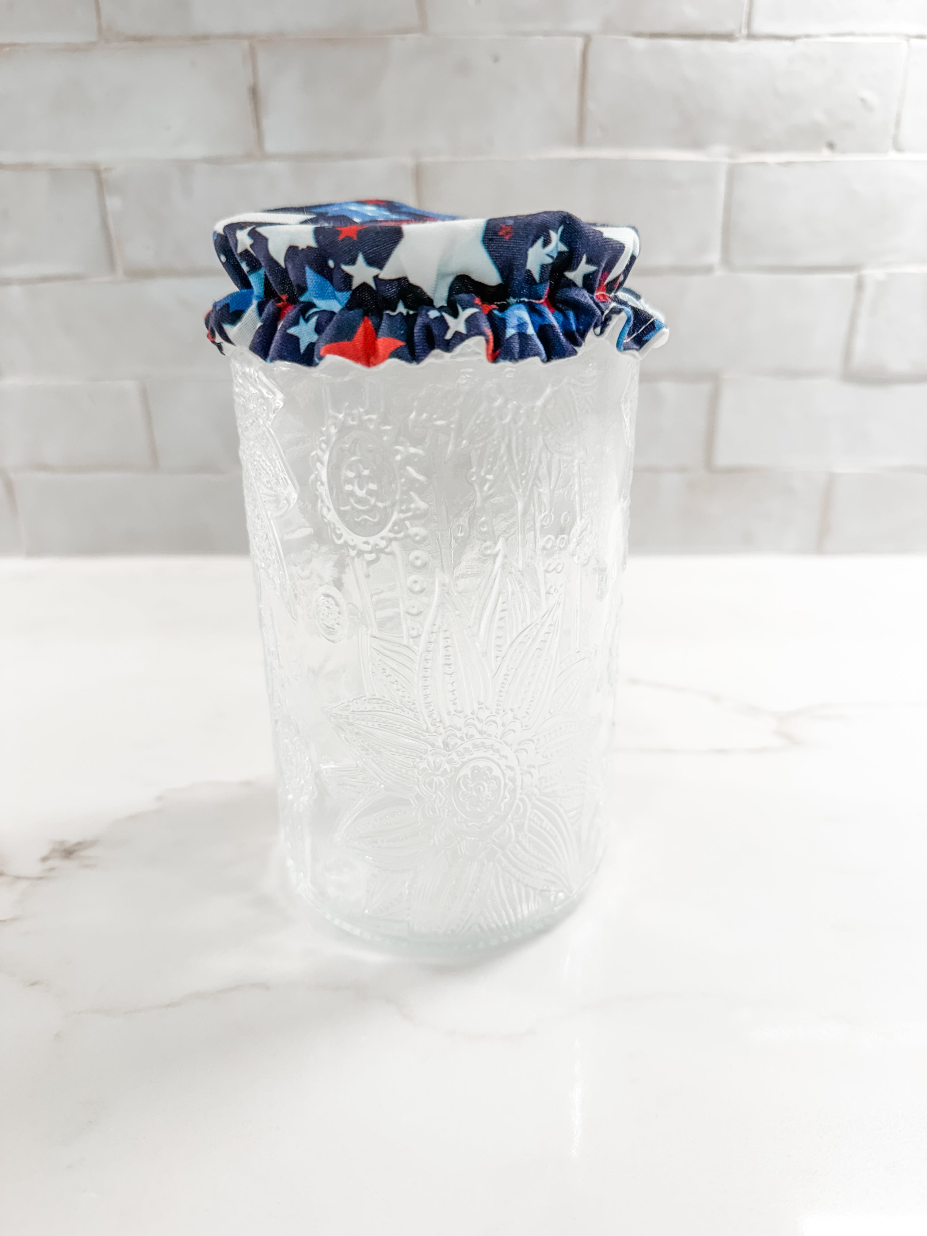 “Star Spangled” Waterproof Jar Cover
