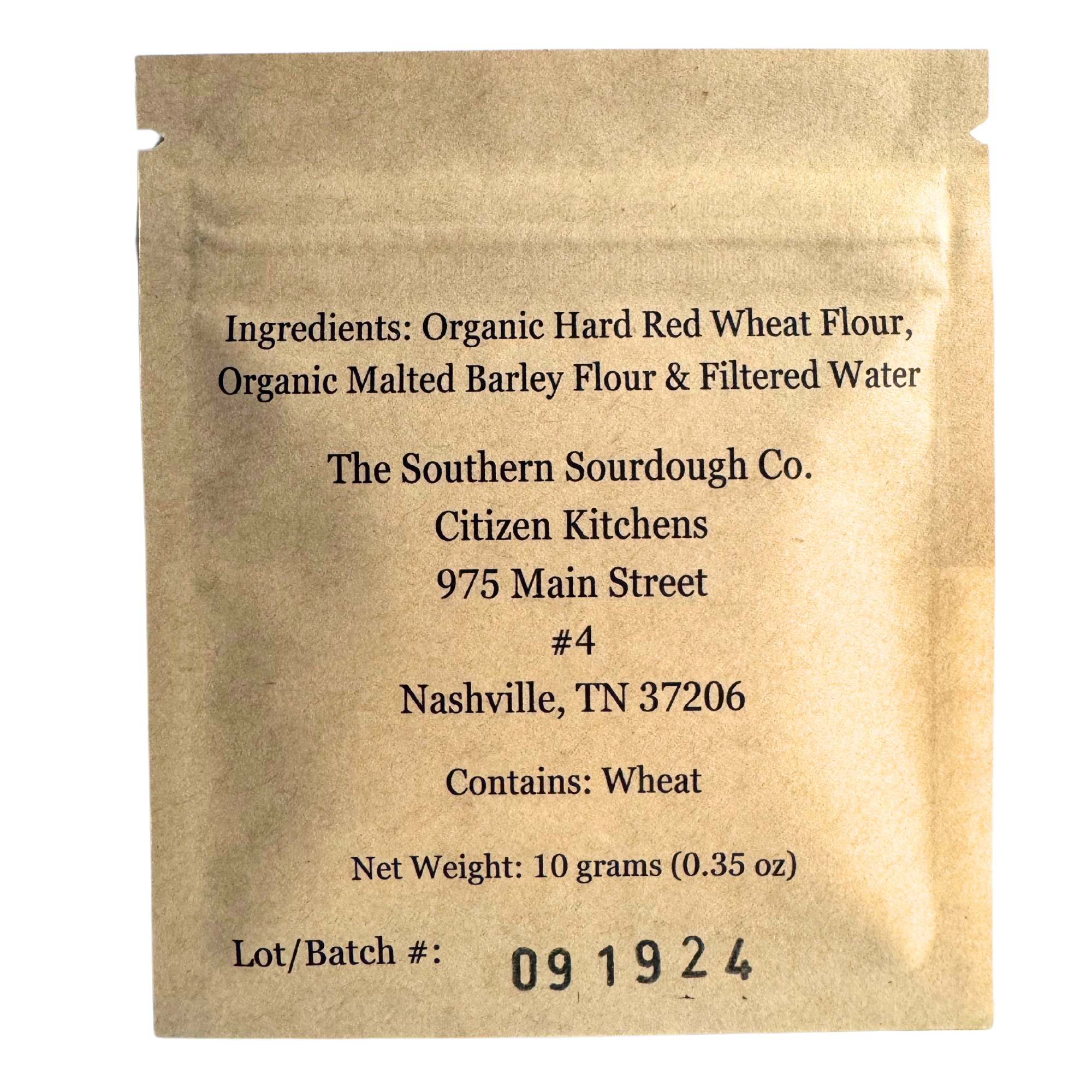 Eve - Organic Dehydrated Sourdough Starter