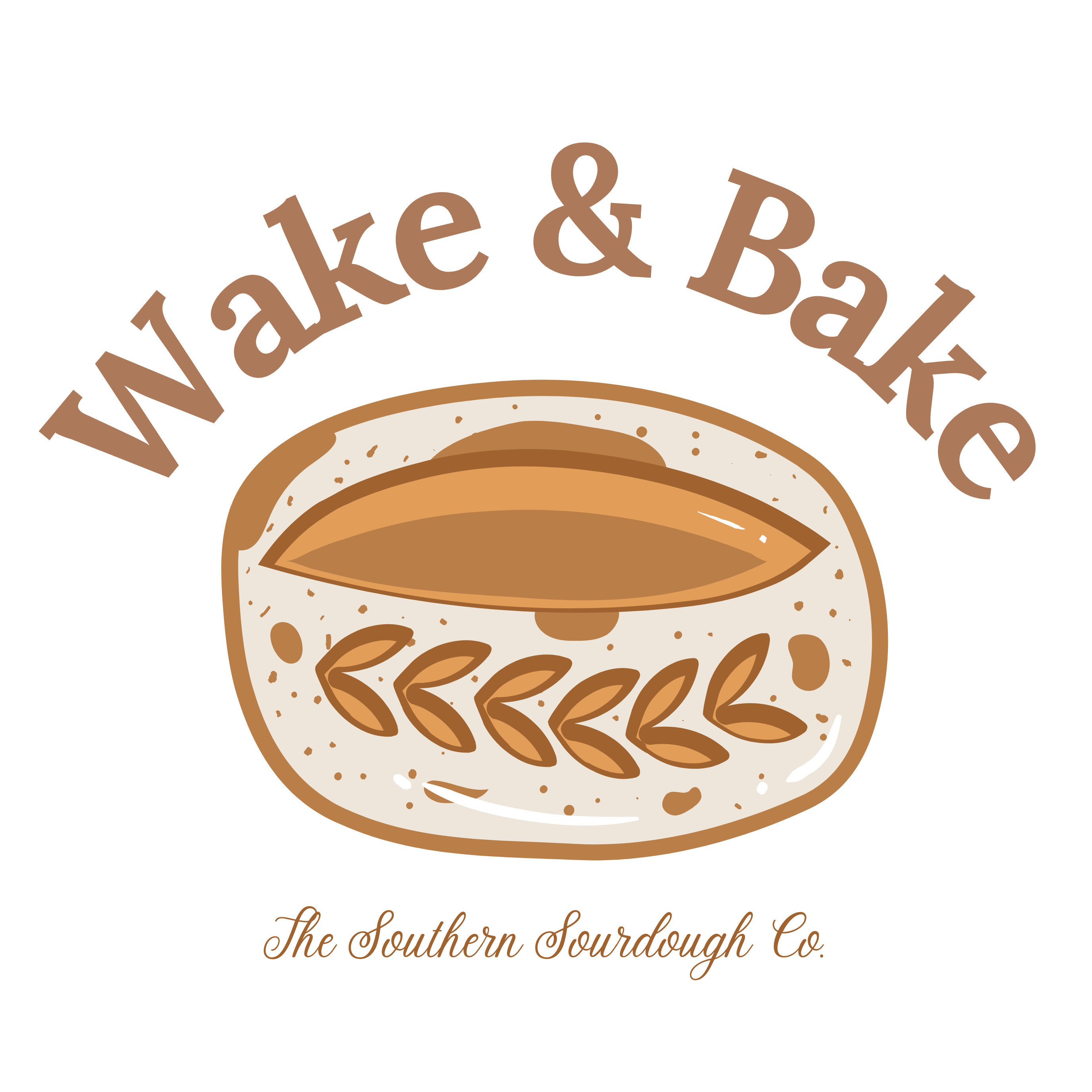 "Wake & Bake" Waterproof Vinyl Sticker