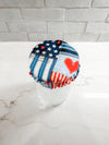 “Patriotic Quilt” Waterproof Jar Cover