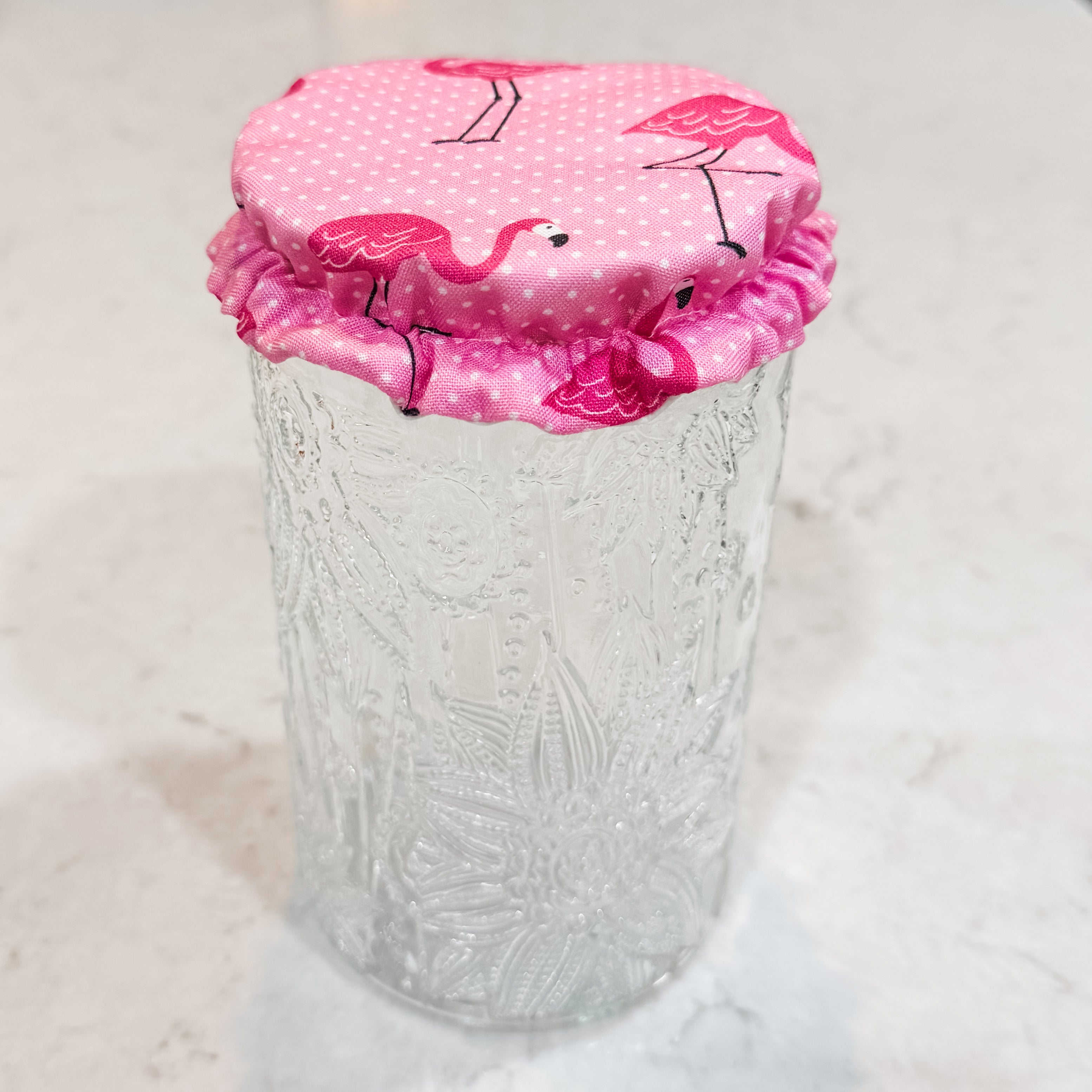 Flamingo Waterproof Jar Bonnet